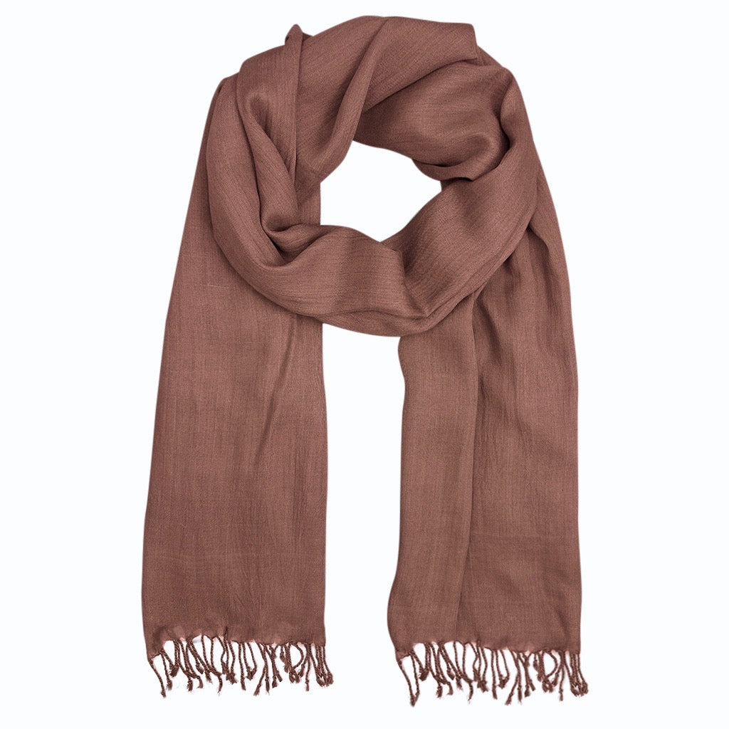 Rosewood bamboo wrap scarf