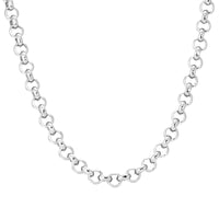 A close up view of silver Royal Necklace