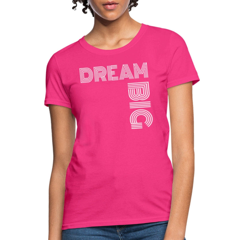 Womens T-shirt - Dream Big Graphic Tee - Womens/T-Shirts