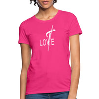 Womens T-shirt - Love Graphic Tee - Womens/T-Shirts