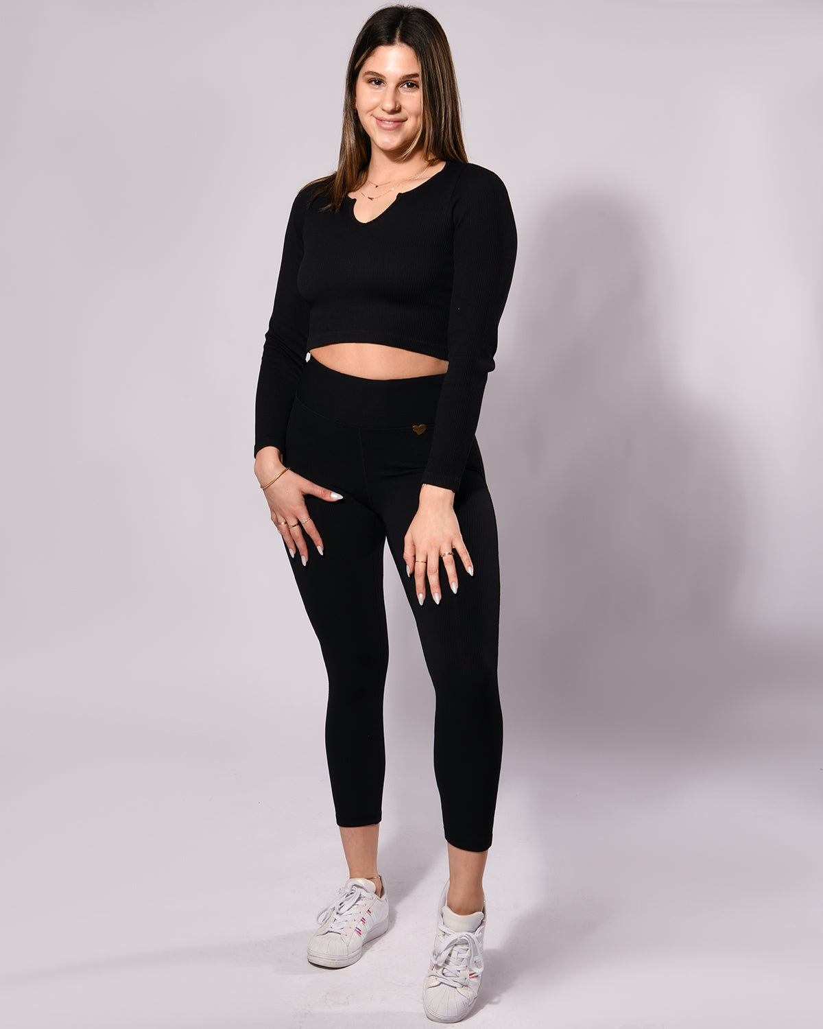 *Get it Together* (Rib High Waist Leggings) by Cute Booty Lounge