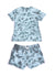 Jamie Tie Dye T-Shirt And Shorts Set, Grey by Shiraleah