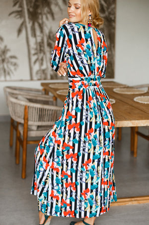 Whisper Light Button up Midi Dress by ELF - East Hills Casuals