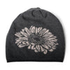 CASHMERE HAT WITH FLOWER