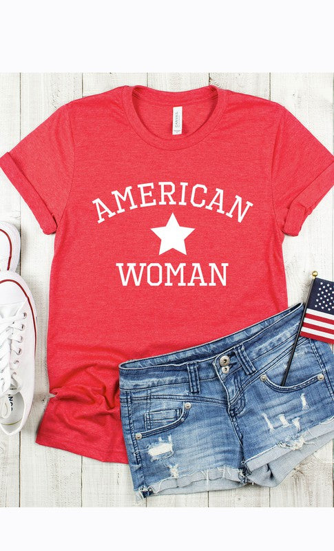 American Woman Plus Size Graphic Tee