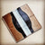 Hair on hide Wallet w/ Turquoise Navajo Accent
