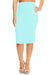 Plus Size Knee length pencil Skirt