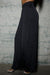 Side view of Full Pleated Dressy Pants-black