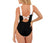 InstantFigure Contrast Trim One Piece Swimsuit 13496P by InstantFigure INC