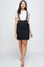 Suspender High Waisted Skirt