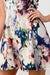 Oil Panting Floral Printed Fashion Dress