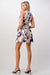 Oil Panting Floral Printed Fashion Dress