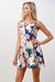 Oil Panting Floral Printed Fashion Dress