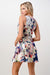 Oil Panting Floral Printed Fashion Dress