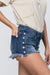 MID RISE SHORTS WITH SIDE SNAP BUTTONS