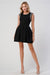 Micro-Chain Detailed Pleated Dress