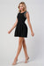 Micro-Chain Detailed Pleated Dress