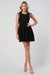 Micro-Chain Detailed Pleated Dress