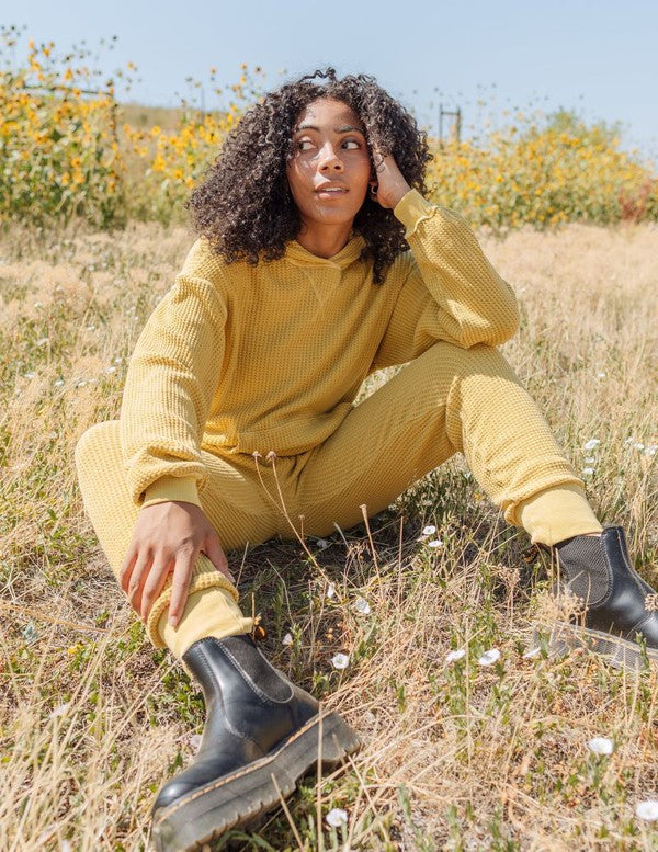 Waffle Pants   Sunflower