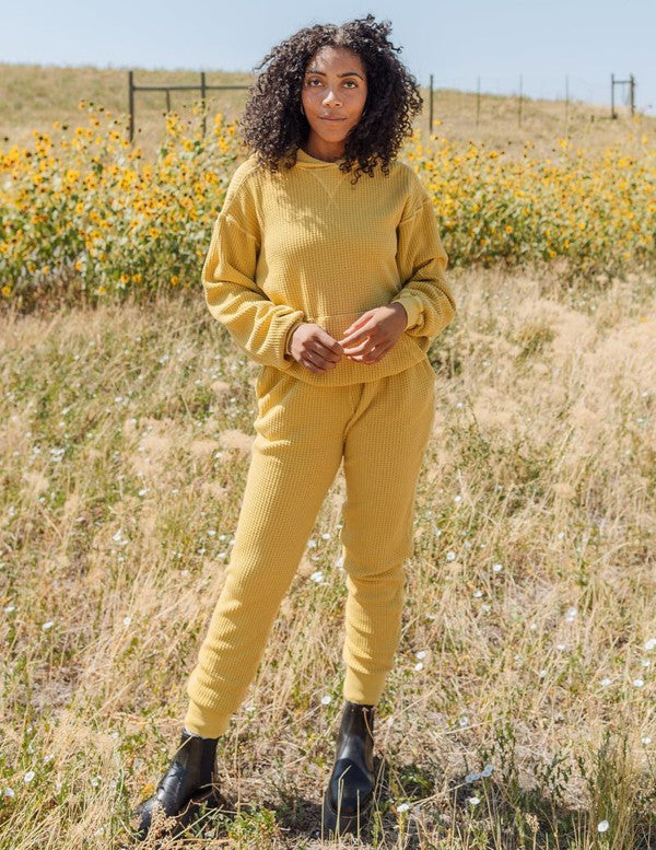 Waffle Pants   Sunflower