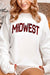 PLAID MIDWEST GRAPHIC SWEATSHIRT