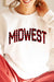 PLAID MIDWEST GRAPHIC SWEATSHIRT