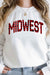 PLAID MIDWEST GRAPHIC SWEATSHIRT