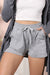 Women's Pocket Detailed French Terry Shorts with Side Slit