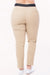 Back view of Ultra Comfy Stretchy Office Slacks-taupe