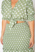 Plus Size Polka Dot Print Crop Top, Mini Skirt Set