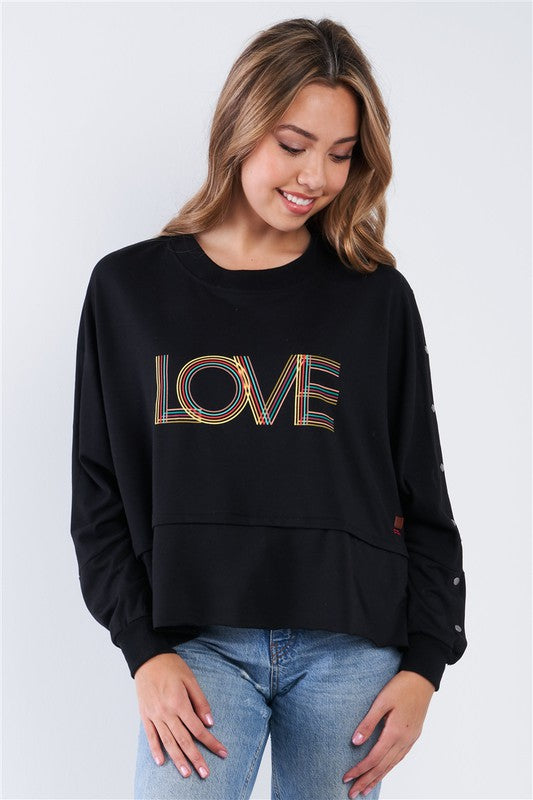 shoulder snap Top