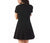 InstantFigure Short Dress W/Cap Sleeves Fit Flair Bodice 168001 by InstantFigure INC