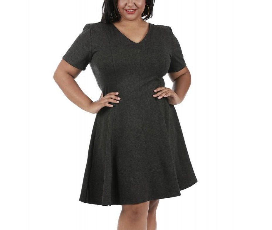 slim fit dress slacks Plus-Size Long A-Line Prom Dress: Ladivine CD337C Sienna / 16 main image 1