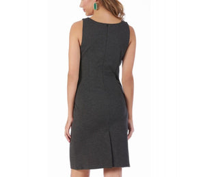 Short Sleeveless Boatneck Dress