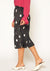 Pleione Polka Dot Pleated Midi Skirt in XS XL Pack