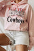 WILD WEST COWBOYS GRAPHIC HOODIE PLUS SIZE