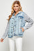 Women's Denim  Jacket with Fleece Hoodies