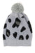 Soft Fuzzy Leopard Print Beanie Hat