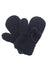 Solid Sherpa Mittens with Velvet Ribbon