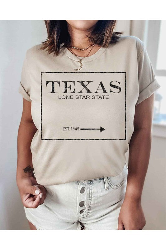 TEXAS LONE STAR STATE GRAPHIC TEE / T SHIRT