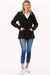 Plus Faux Suede Utility Safari Military Jacket