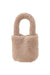 Solid Teddy Mini Bucket Bag