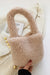 Solid Teddy Mini Bucket Bag