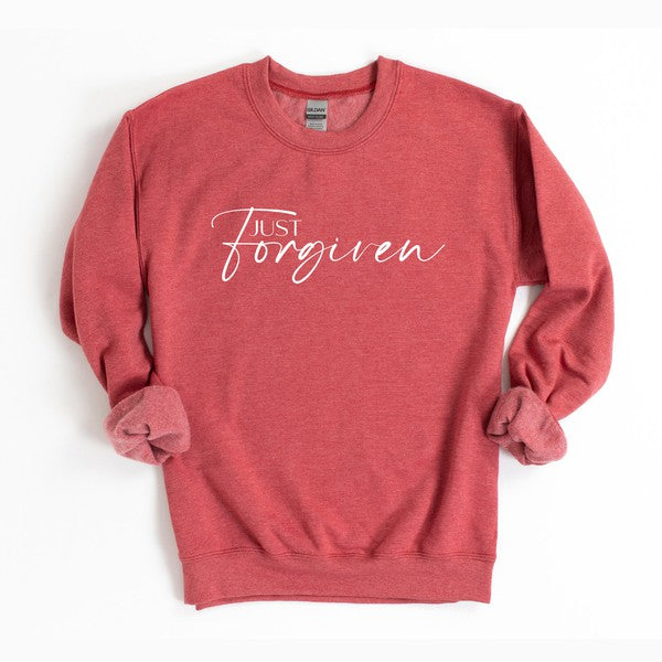 Just Forgiven Cursive Sweatshirt