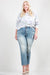 PLUS SIZE SKINNY WITH DESTROY