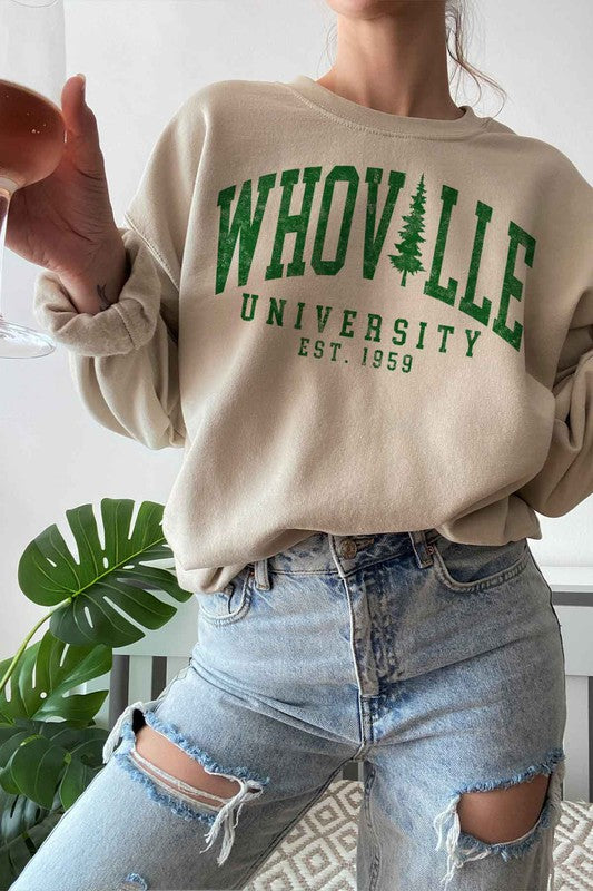 WHOVILLE UNIVERSITY GRAPHIC SWEATSHIRT
