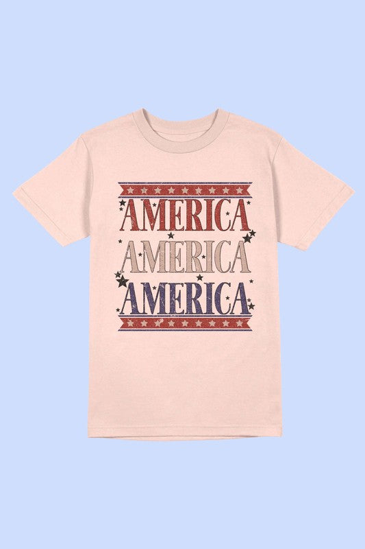 AMERICANA PATRIOTIC GRAPHIC TEE