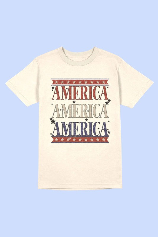 AMERICANA PATRIOTIC GRAPHIC TEE