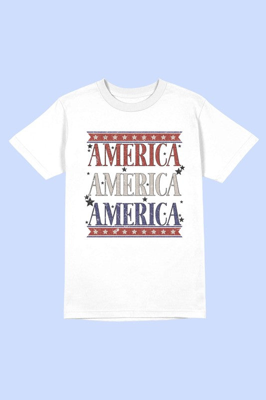 AMERICANA PATRIOTIC GRAPHIC TEE