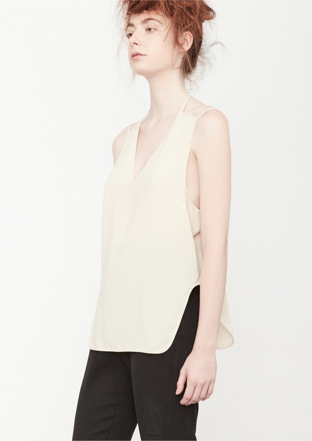 TOP - SPAGHETTI STRAPS CREME by BERENIK - East Hills Casuals